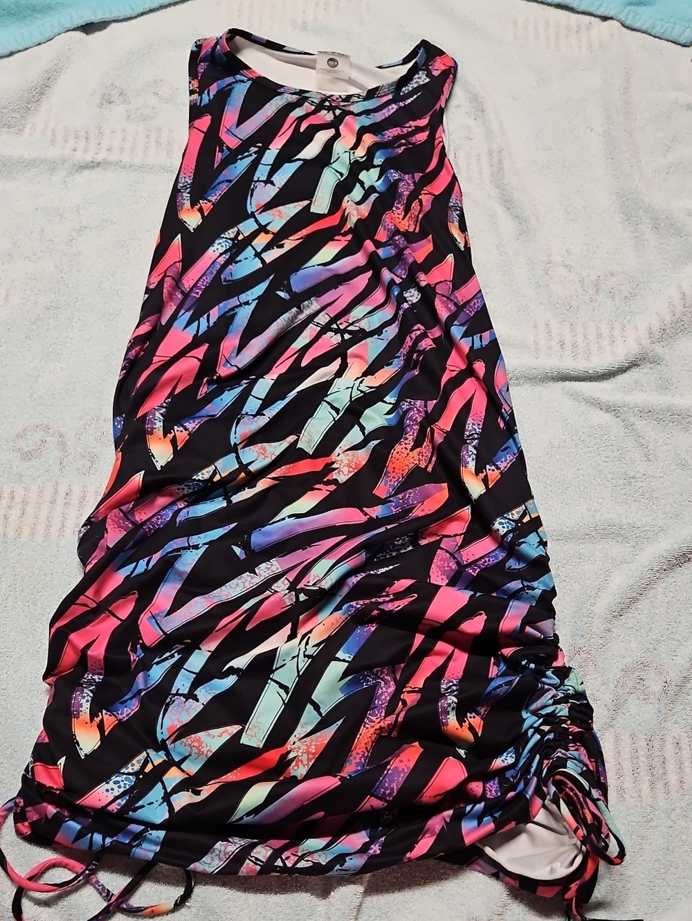 Constantly Varied Gear 90s style Original xs/small Ruched Side Dress w/pockets